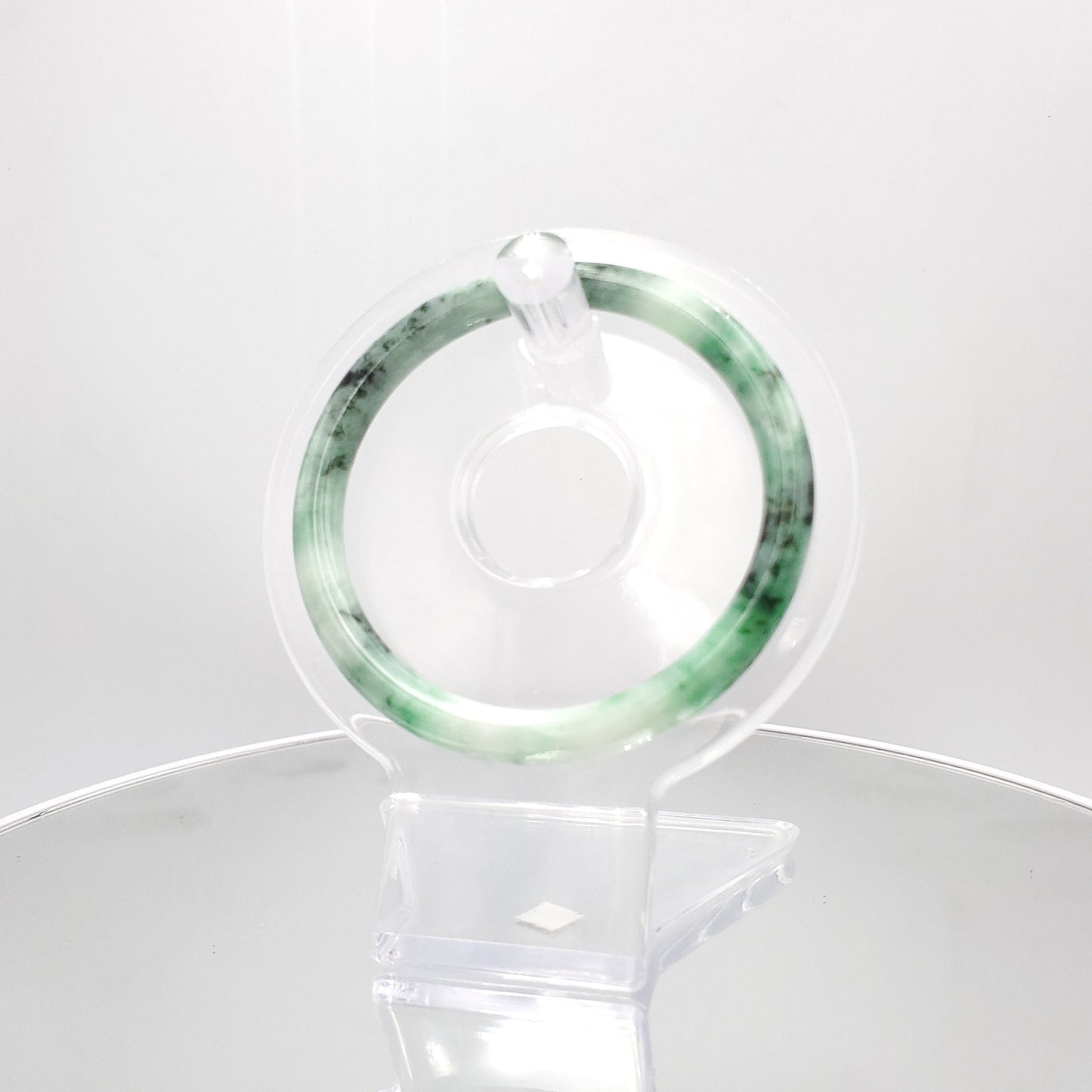 Yingmart 55mm SZ22067486 Certified Grade A Jade Light Green & Green, Natural Jadeite Bracelet, Vintage Jewelry, jade jewelry, Accessories