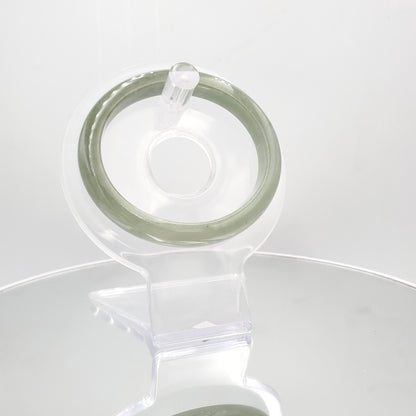 Yingmart 56mm SZ22067494 Genuine Burmese Deep Bluish Green Jadeite Jade Bangle Bracelet, Vintage Jewelry, jade jewelry, Accessories