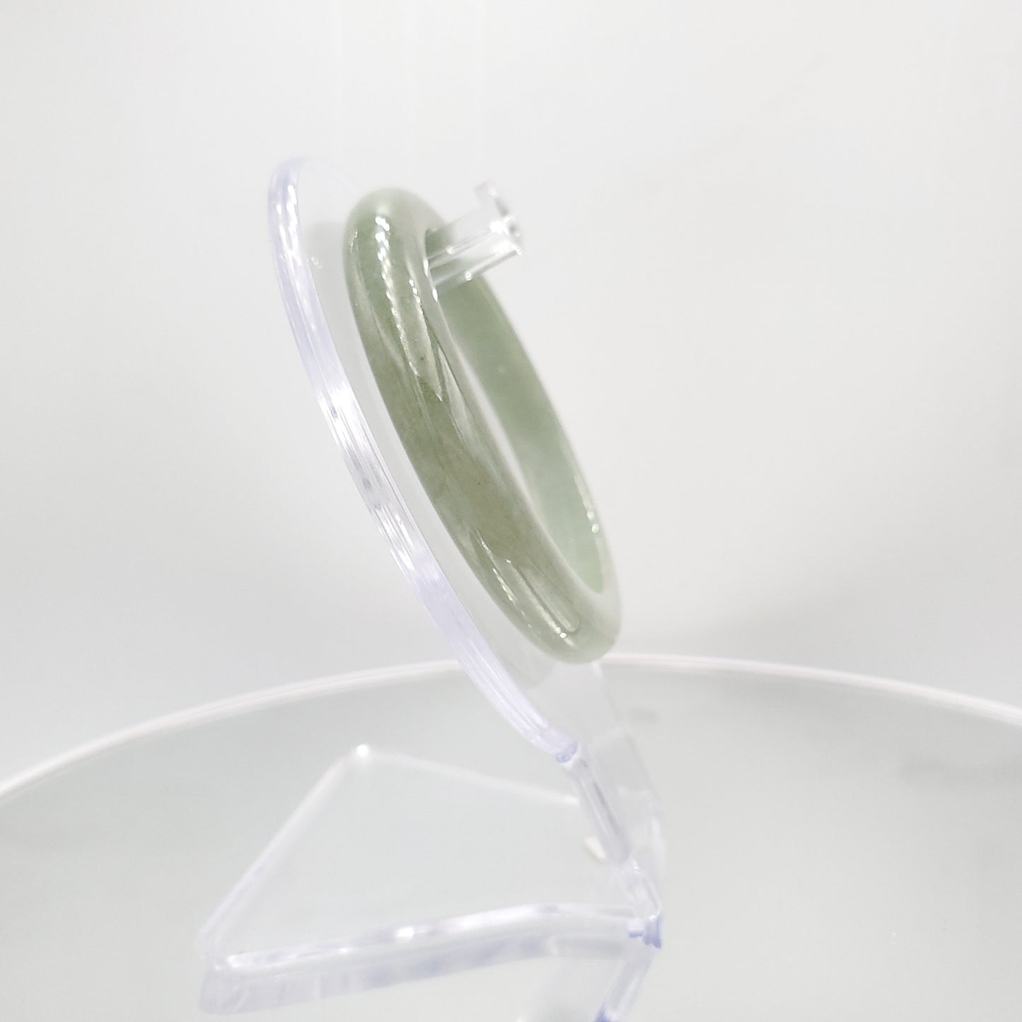 Yingmart 56mm SZ22067494 Genuine Burmese Deep Bluish Green Jadeite Jade Bangle Bracelet, Vintage Jewelry, jade jewelry, Accessories