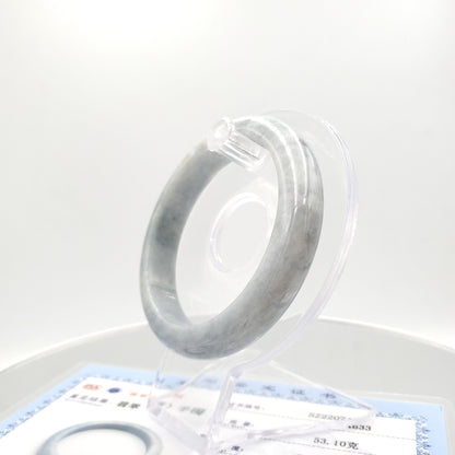 Yingmart 56mm  Light Purple Blue Shade Genuine Burmese Jade A Jaideite Jade Bangle, Vintage Jewelry, jade jewelry, Accessories