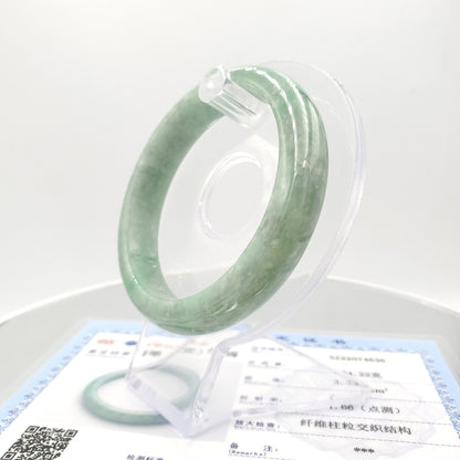 Yingmart 56mm Green Genuine Burmese Jade A Jaideite Jade Bangle, Vintage Jewelry, jade jewelry, Accessories, natural jade, gift for her