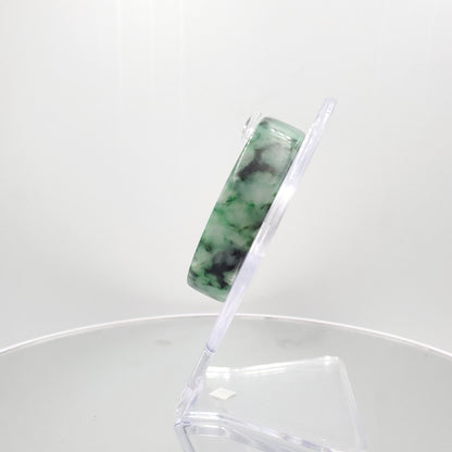 Yingmart 50mm Genuine Rare Green Floating Dark Green Floral Veins Burmese Jade A Bangle Bracelet,Vintage Jewelry,jade jewelry,Accessories