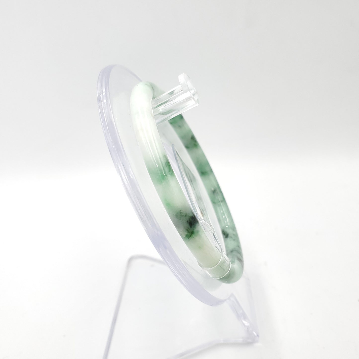 Yingmart 56mm Certified Grade A Jade Light Green & Green, Natural Jadeite Bracelet, Vintage Jewelry, jade jewelry, Accessories