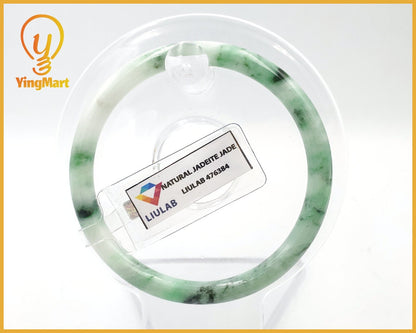 Yingmart 56mm Certified Grade A Jade Light Green & Green, Natural Jadeite Bracelet, Vintage Jewelry, jade jewelry, Accessories