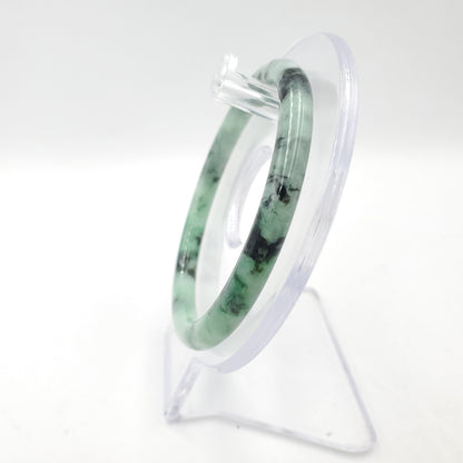 Yingmart 56mm SZ22067484 Certified Grade A Jade Light Green & Green, Natural Jadeite Bracelet, Vintage Jewelry, jade jewelry, Accessories
