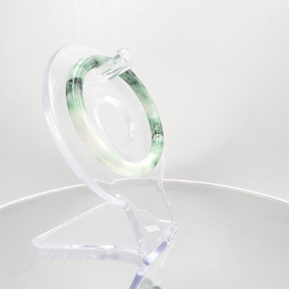 Yingmart 54mm Certified Grade A Jade Light Green & Green, Natural Jadeite Bracelet, Vintage Jewelry, jade jewelry, Accessories