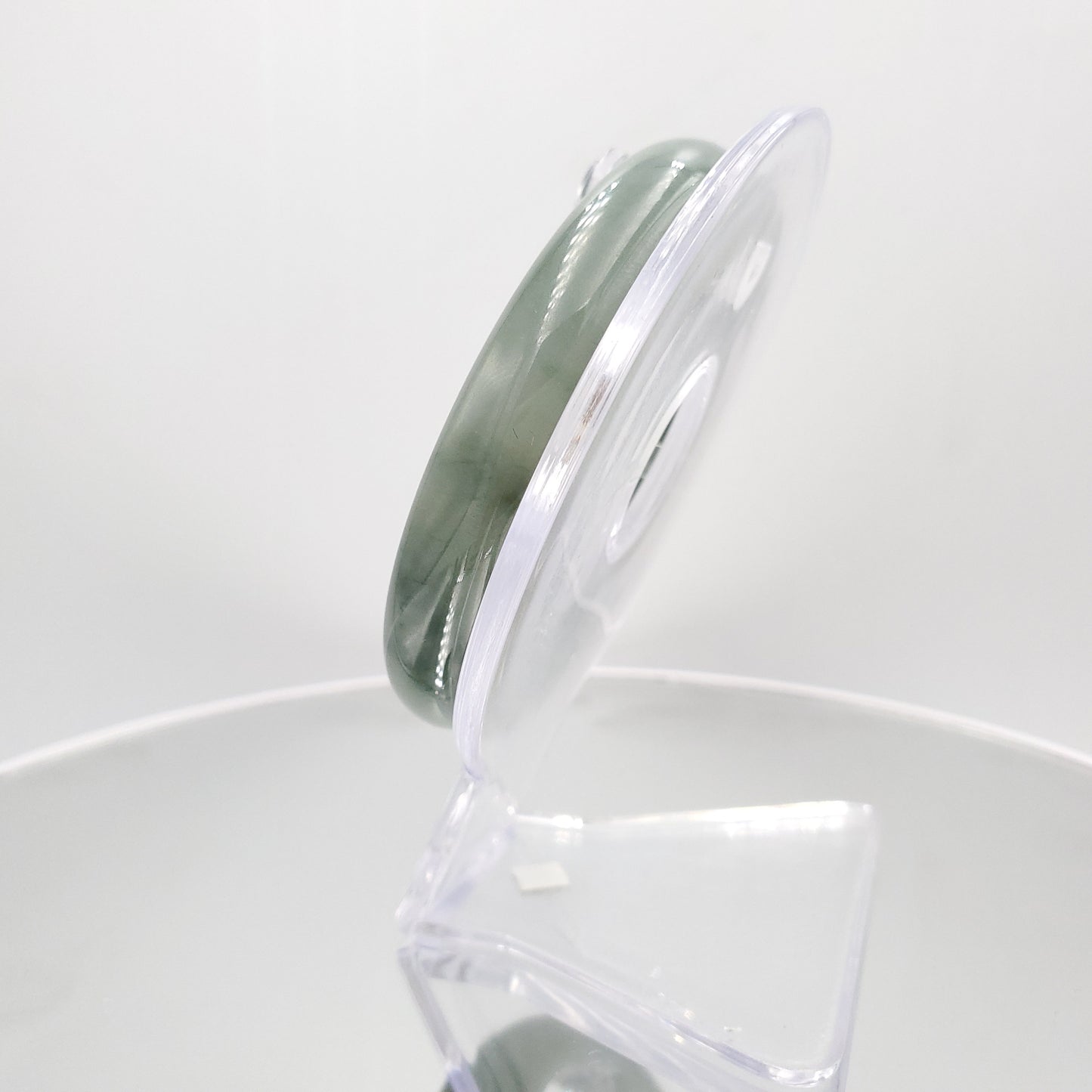 Yingmart 56mm Genuine BurmeseBluish Green And Deep Bluish Green Jadeite Jade Bangle Bracelet , Vintage Jewelry, jade jewelry, Accessories