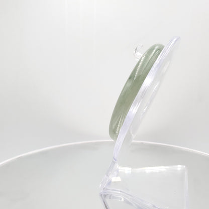 Yingmart 56mm SZ22067494 Genuine Burmese Deep Bluish Green Jadeite Jade Bangle Bracelet, Vintage Jewelry, jade jewelry, Accessories