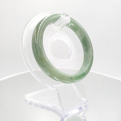 Yingmart 53mm SZ22074634 Vintage Green Genuine Burmese Jade A Jaideite Jade Bangle, Vintage Jewelry, jade jewelry, Accessories