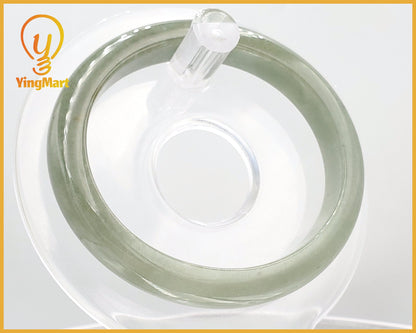 Yingmart 56mm SZ22067494 Genuine Burmese Deep Bluish Green Jadeite Jade Bangle Bracelet, Vintage Jewelry, jade jewelry, Accessories