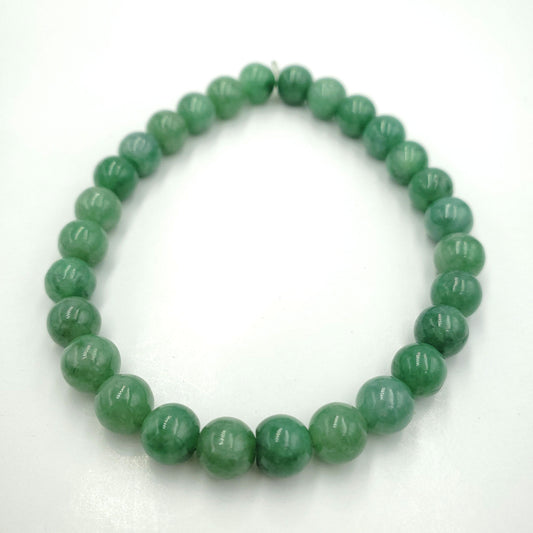 Yingmart SZ22074527 Apple Green Burmese Type A Jadeite Jade Bracelet  , Vintage Jewelry,Accessories,Real Gemstone, Gift for her