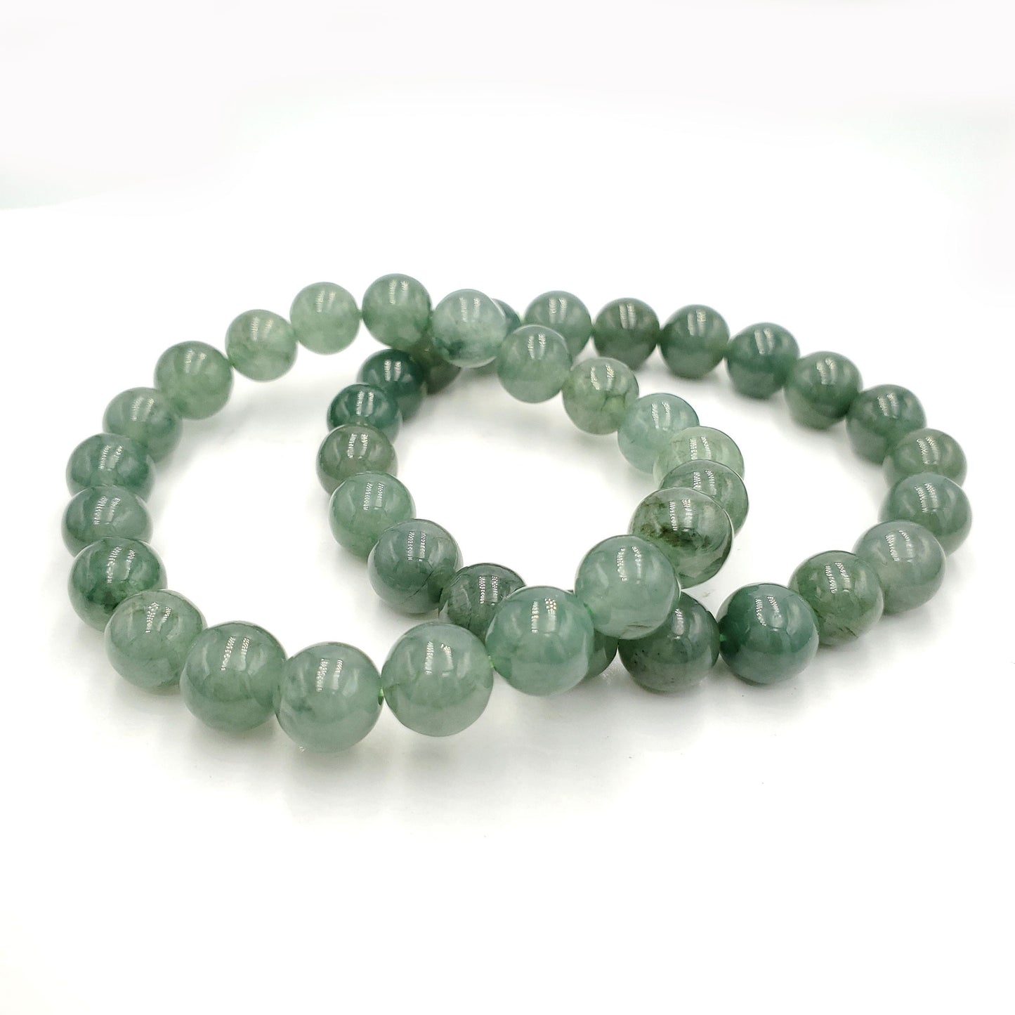 Yingmart  Light Green Guatamela Natural Jadeite Jade Bracelet 9.5 mm, Vintage Jewelry, natural jade, Accessories, Gift for her