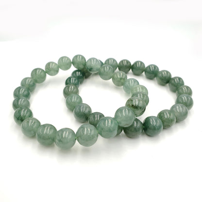Yingmart  Light Green Guatamela Natural Jadeite Jade Bracelet 9.5 mm, Vintage Jewelry, natural jade, Accessories, Gift for her
