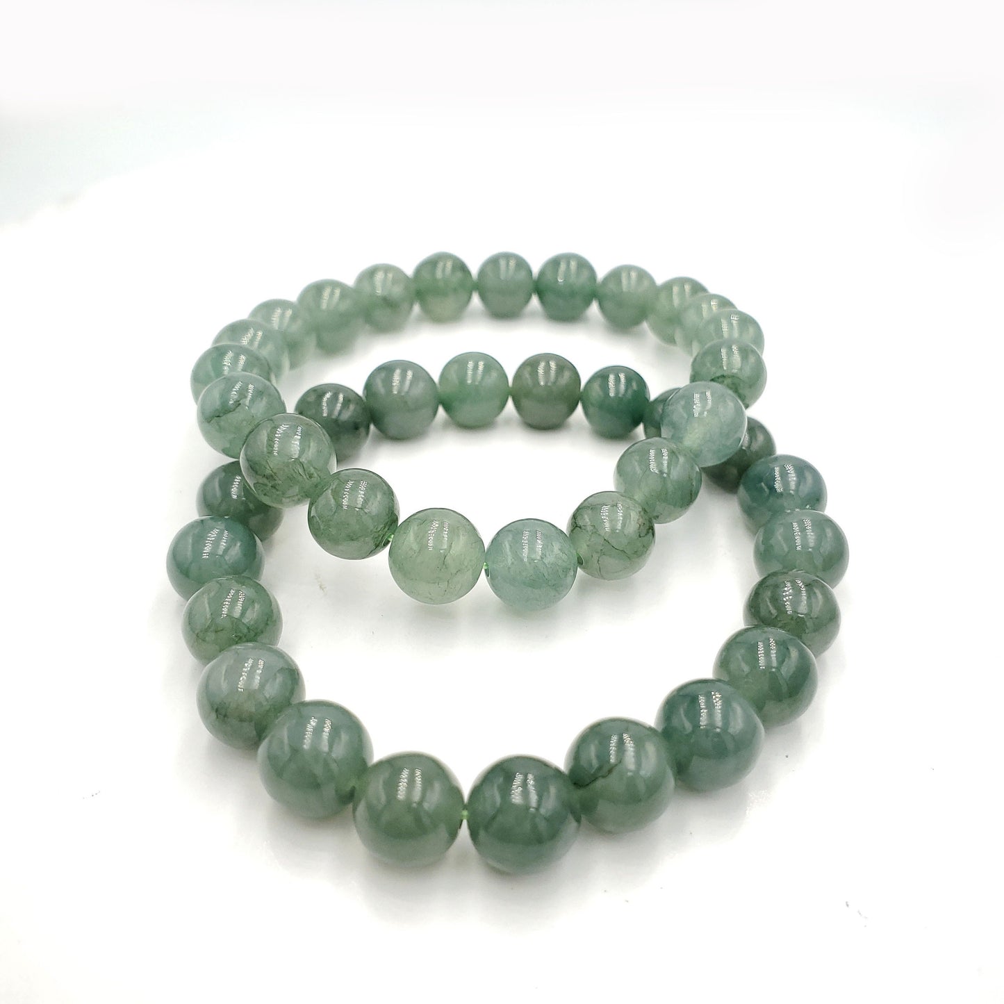 Yingmart  Light Green Guatamela Natural Jadeite Jade Bracelet 9.5 mm, Vintage Jewelry, natural jade, Accessories, Gift for her