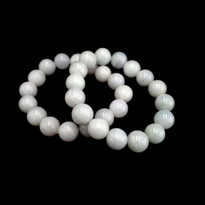 Yingmart  White Jade A Jadeite Jade Bracelet, Burmese Myanmar Gemstones, Real Gemstone Bracelet, Vintage Jewelry, natural jade