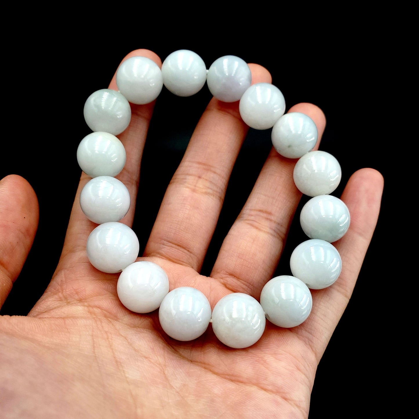 Yingmart  White Jade A Jadeite Jade Bracelet, Burmese Myanmar Gemstones, Real Gemstone Bracelet, Vintage Jewelry, natural jade