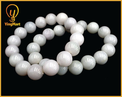 Yingmart  White Jade A Jadeite Jade Bracelet, Burmese Myanmar Gemstones, Real Gemstone Bracelet, Vintage Jewelry, natural jade