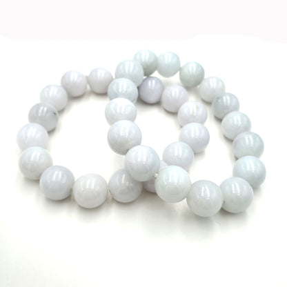Yingmart  White Jade A Jadeite Jade Bracelet, Burmese Myanmar Gemstones, Real Gemstone Bracelet, Vintage Jewelry, natural jade