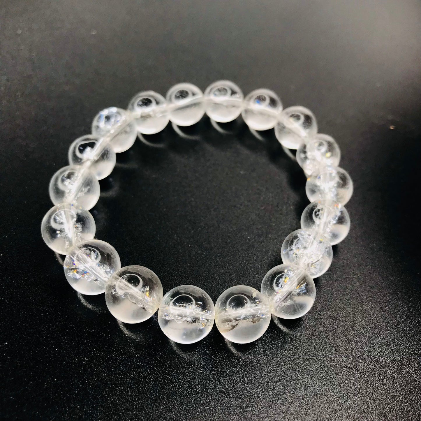 Yingmart VIP Genuine Natural White Quartz Chain/Beaded Bracelet,Real Gemstone,Vintage Jewelry, Accessories Gift for her