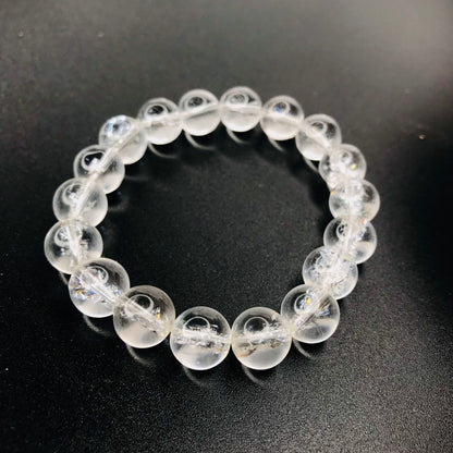 Yingmart VIP Genuine Natural White Quartz Chain/Beaded Bracelet,Real Gemstone,Vintage Jewelry, Accessories Gift for her