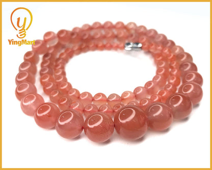 Yingmart Natural Red Agate Bracelets Necklace Chain, Real Gemstone Bracelet, Vintage Jewelry, Accessories Gift for her