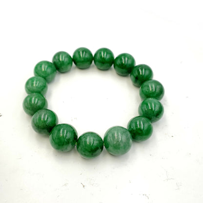 Yingmart Natural Green Jade Jadeite Baracelet, Chain bracelet bead, Jade Gemstones, Real Gemstone Bracelet, Gift for her