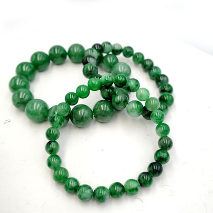 Yingmart Natural Green Jade Jadeite Baracelet, Chain bracelet bead, Jade Gemstones, Real Gemstone Bracelet, Gift for her