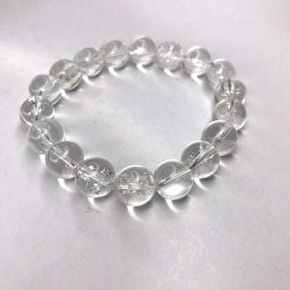 Yingmart VIP Genuine Natural White Quartz Chain/Beaded Bracelet,Real Gemstone,Vintage Jewelry, Accessories Gift for her