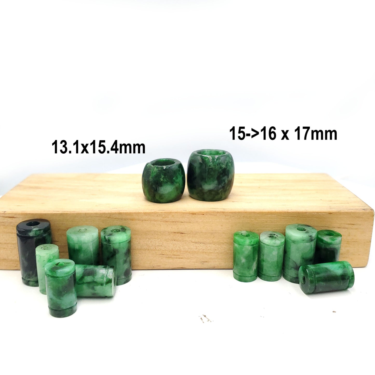 Yingmart Green natural jade necklace,  Pendant, Chain bracelet bead decoration, Lucky pendant