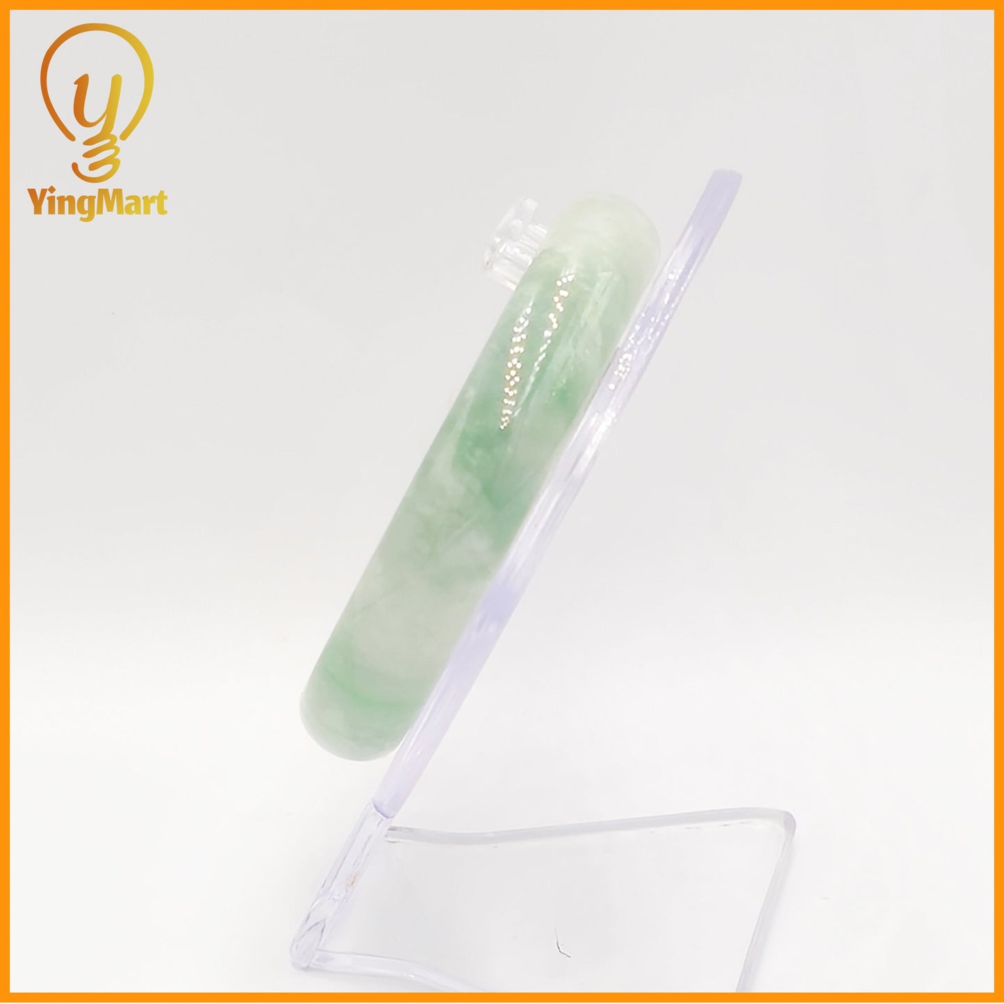 YingCollection 57mm PNJ Certified Natural Color Green With Black Brown Spot Jadeite Jade Bangle Bracelet, Real Gemstone, Jewelry