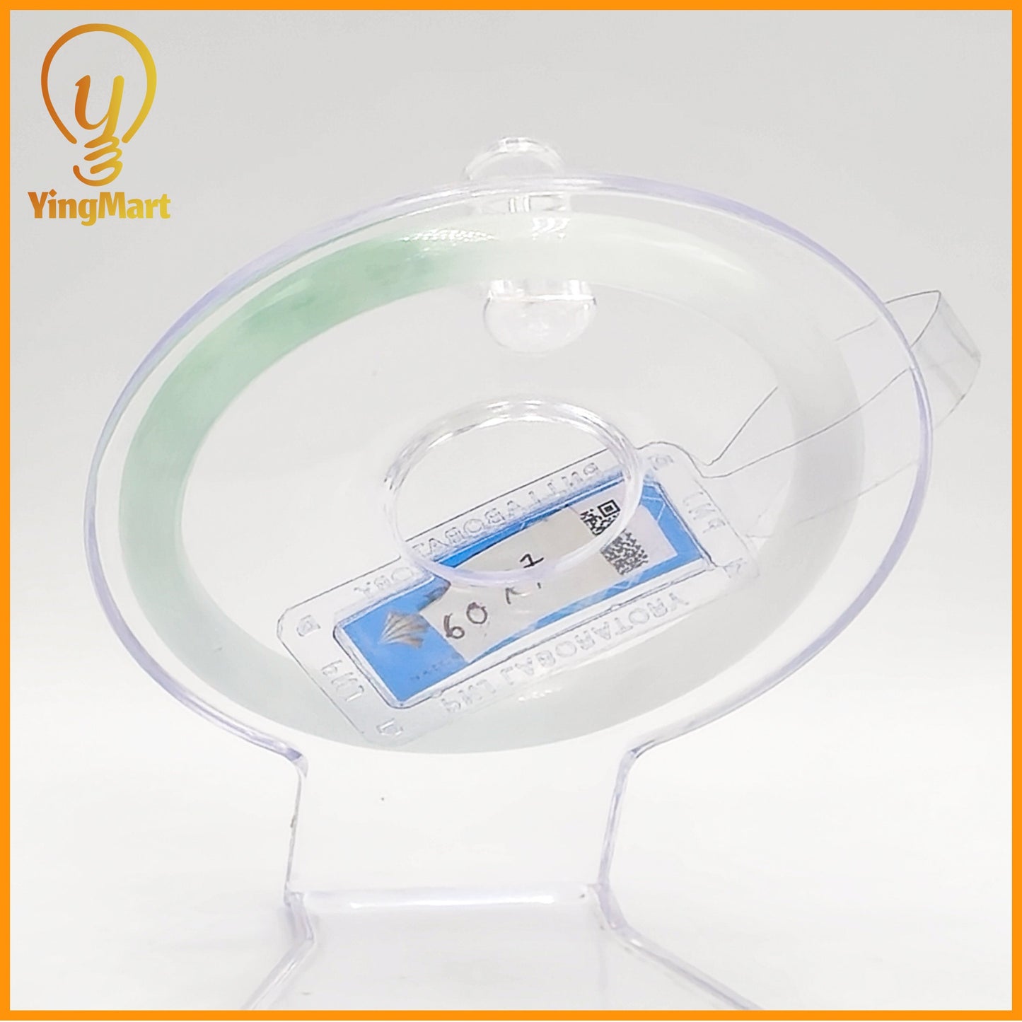 YingCollection 58mm PNJ Certified Natural Color Green With Black Brown Spot Jadeite Jade Bangle Bracelet, Real Gemstone, Jewelry