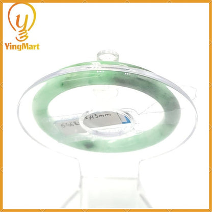 Natural Color Jadeite Jade Bangle 49mm PNJ128722 | Green Black Brown Spot Jade Bracelet for Men, Women,Grandma,Sister | Mothers day gift