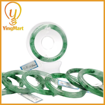 Certified 47-75mm PNJ Jade Bangle Bracelet, Natural Color Green Jade Jewelry for Men, Women, Grandmother, Sister – Timeless Style & Elegance