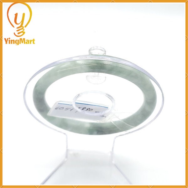 YingCollection 60mm PNJ Certified Natural Color Green With Black Brown Spot Jadeite Jade Bangle Bracelet, Real Gemstone, Jewelry
