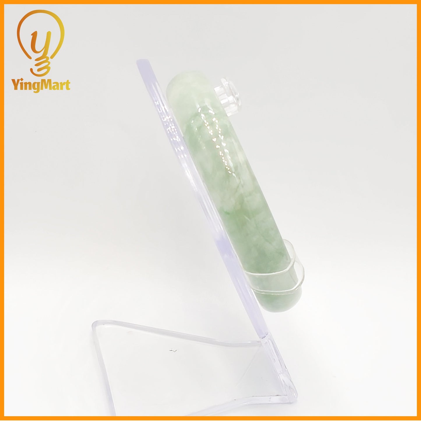 YingCollection 57mm PNJ Certified Natural Color Green With Black Brown Spot Jadeite Jade Bangle Bracelet, Real Gemstone, Jewelry