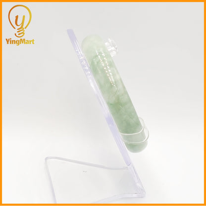 YingCollection 57mm PNJ Certified Natural Color Green With Black Brown Spot Jadeite Jade Bangle Bracelet, Real Gemstone, Jewelry