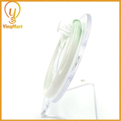 YingCollection 58mm PNJ220841 Certified Natural Color Green With Black Brown Spot Jadeite Jade Bangle Bracelet, Real Gemstone, Jewelry