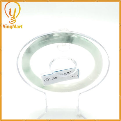 YingCollection 58mm PNJ221604 Certified Natural Color Green With Black Brown Spot Jadeite Jade Bangle Bracelet, Real Gemstone, Jewelry