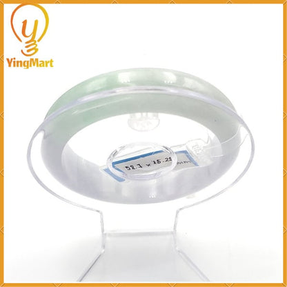 Jade Bangle 58mm PNJ226714 Certified | Yingmart Natural Color White to Green, Very Light Purple Jadeite Jade Bracelet for Men, Women.