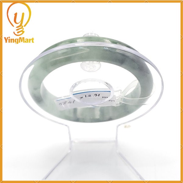 Jade Bangle 58mm PNJ220819 Certified | Yingmart Natural Color Green White To Greyish Green Jadeite Bracelet for Men, Women, Grandma, Sister