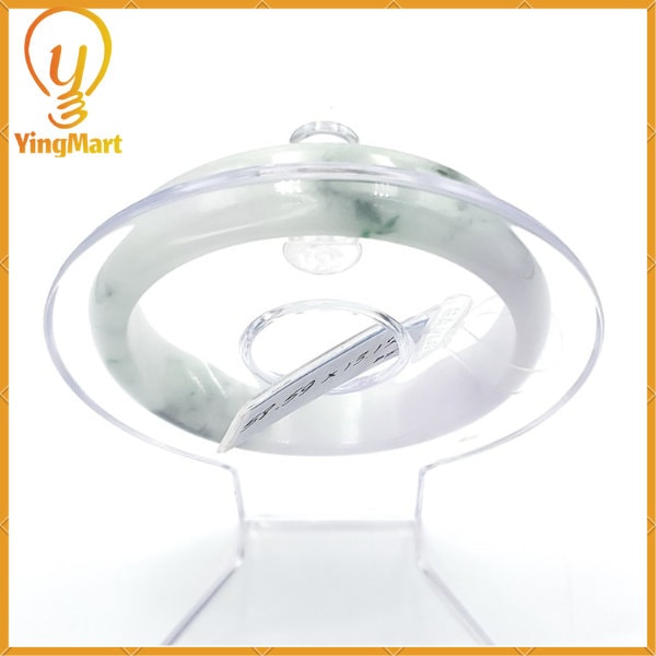 YingCollection 58mm PNJ221616 Certified Natural Color Green With Black Brown Spot Jadeite Jade Bangle Bracelet, Real Gemstone, Jewelry