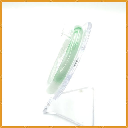 YingCollection 56mm PNJ222540 Certified Natural Color Green With Black Brown Spot Jadeite Jade Bangle Bracelet, Real Gemstone, Jewelry