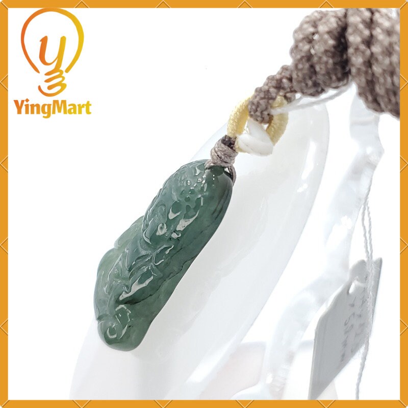 Yingmart Good Price 100% Natural Jadeite Jade  Burma Jade Guanyin Pendant Myanmar Jade  Hand Craving Pendant
