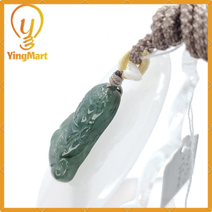 Yingmart Good Price 100% Natural Jadeite Jade  Burma Jade Guanyin Pendant Myanmar Jade  Hand Craving Pendant