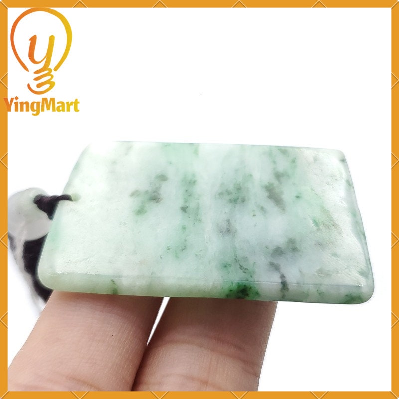 Yingmart Myanmar Grade A 100% Jadeite Jade Burmese Pendant Genuine Jadeite Real Jade Type A Hand Carved