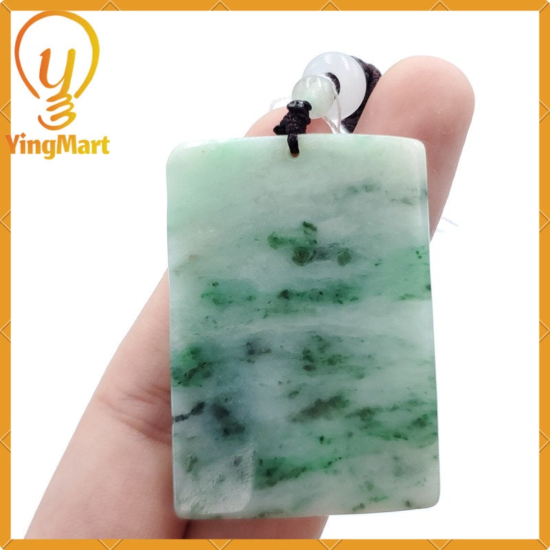 Yingmart Myanmar Grade A 100% Jadeite Jade Burmese Pendant Genuine Jadeite Real Jade Type A Hand Carved