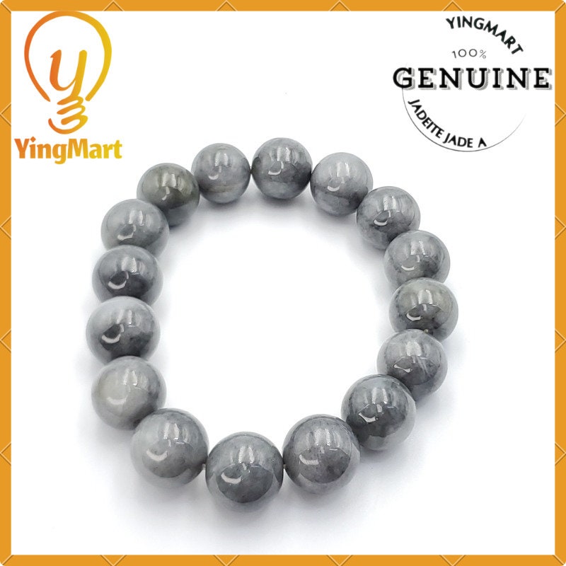 Yingmart  100% Natural Jade  Bracelet Burmese Myanmar Genuine Jadeite Real Jade Grade A Type A