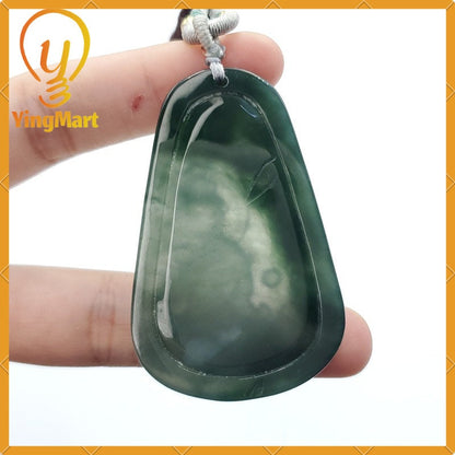 Yingmart100% Natural Myanmar Jade Buddha Guan Yin Elephant Jade Pendant Genuine Jadeite Real Jade Type A Grade A Type A Hand Carved