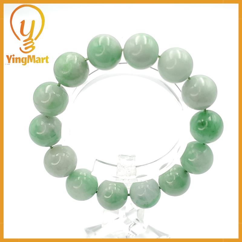 Yingmart Natural Green Jade Jadeite Baracelet, Chain bracelet bead, Jade Gemstones, Real Gemstone Bracelet, Gift for her