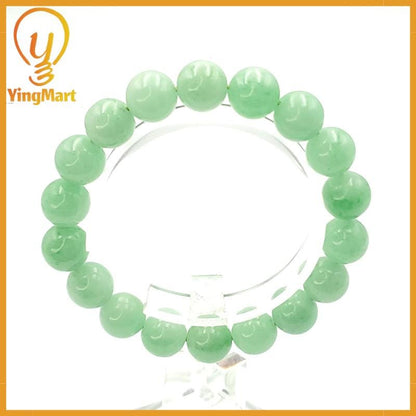 Yingmart Natural Green Jade Jadeite Baracelet, Chain bracelet bead, Jade Gemstones, Real Gemstone Bracelet, Gift for her